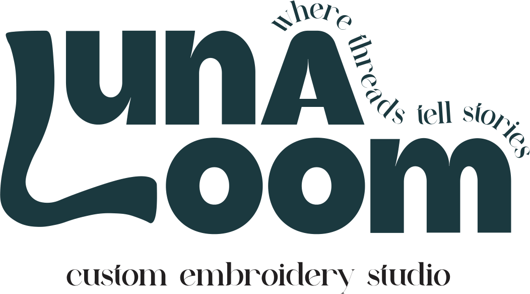 Lunaloom — where threads tell stories, custom embroidery studio